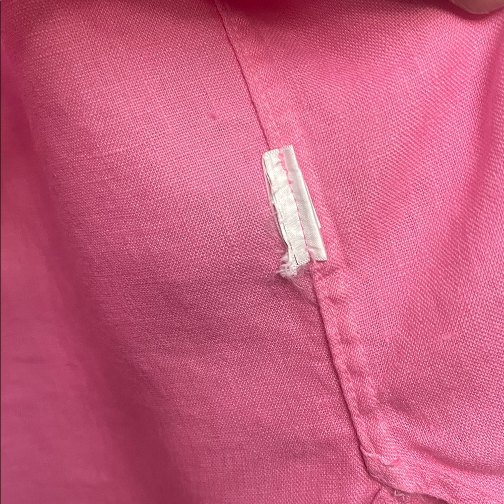 Athleta Vibrant Pink Collared Shirt - Picture 10 of 11